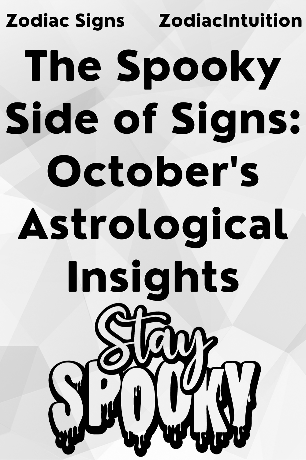 The Spooky Side of Signs: October's Astrological Insights