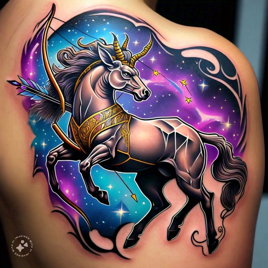 15 Uniquely Georgies Sagittarius Zodiac Sign Tattoos