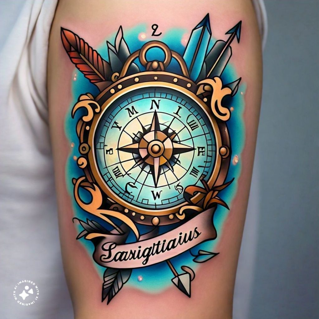 15 Uniquely Georgies Sagittarius Zodiac Sign Tattoos