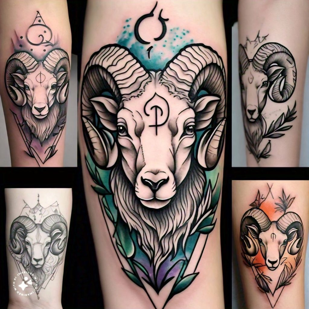 15 Uniquely Georgies Aries Zodiac Sign Tattoos