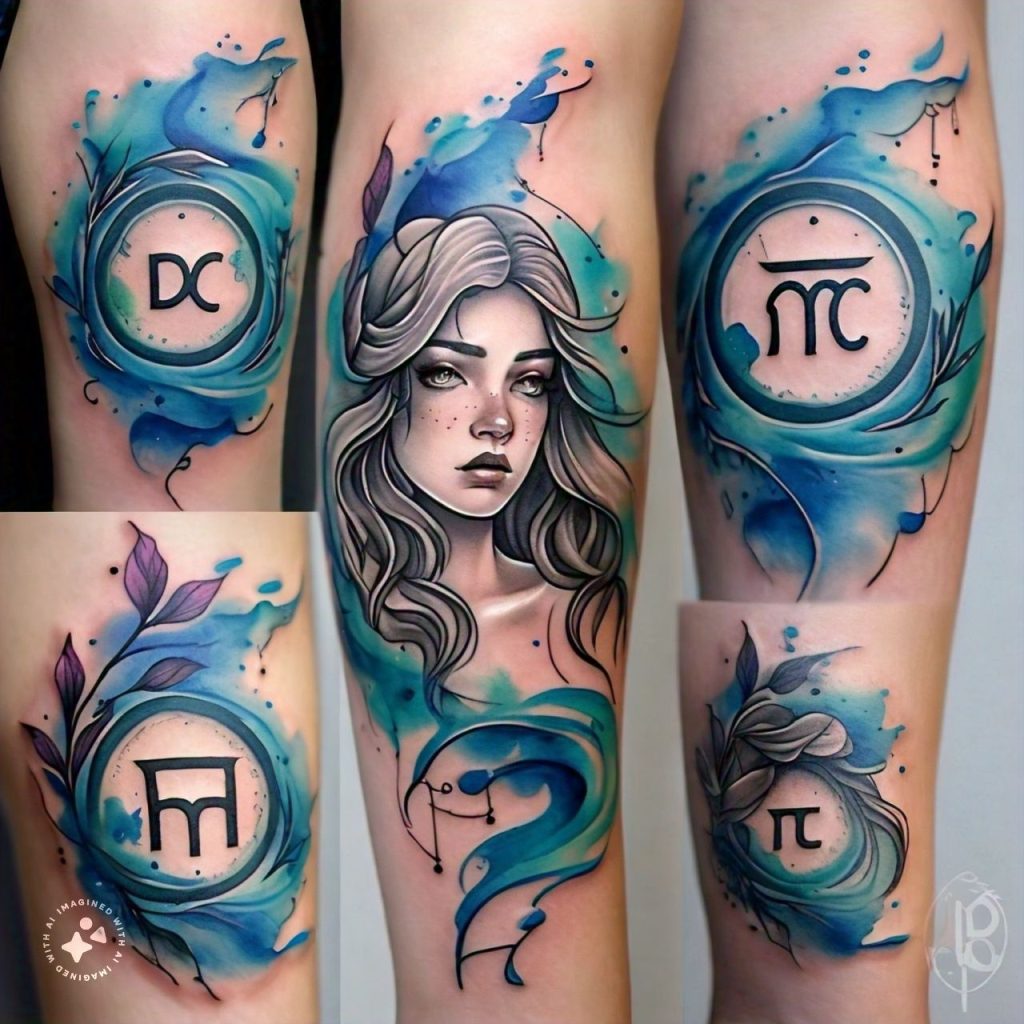 15 Uniquely Georgies Pisces Zodiac Sign Tattoos