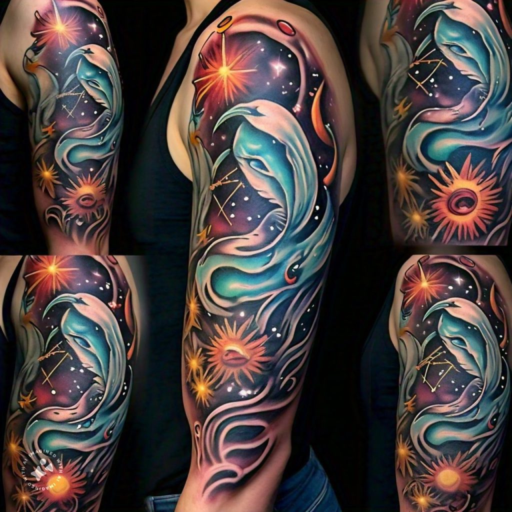 15 Uniquely Georgies Pisces Zodiac Sign Tattoos