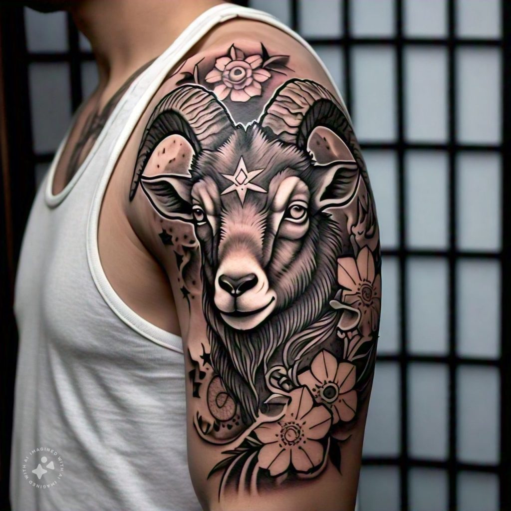 15 Uniquely Georgies Capricorn Zodiac Sign Tattoos