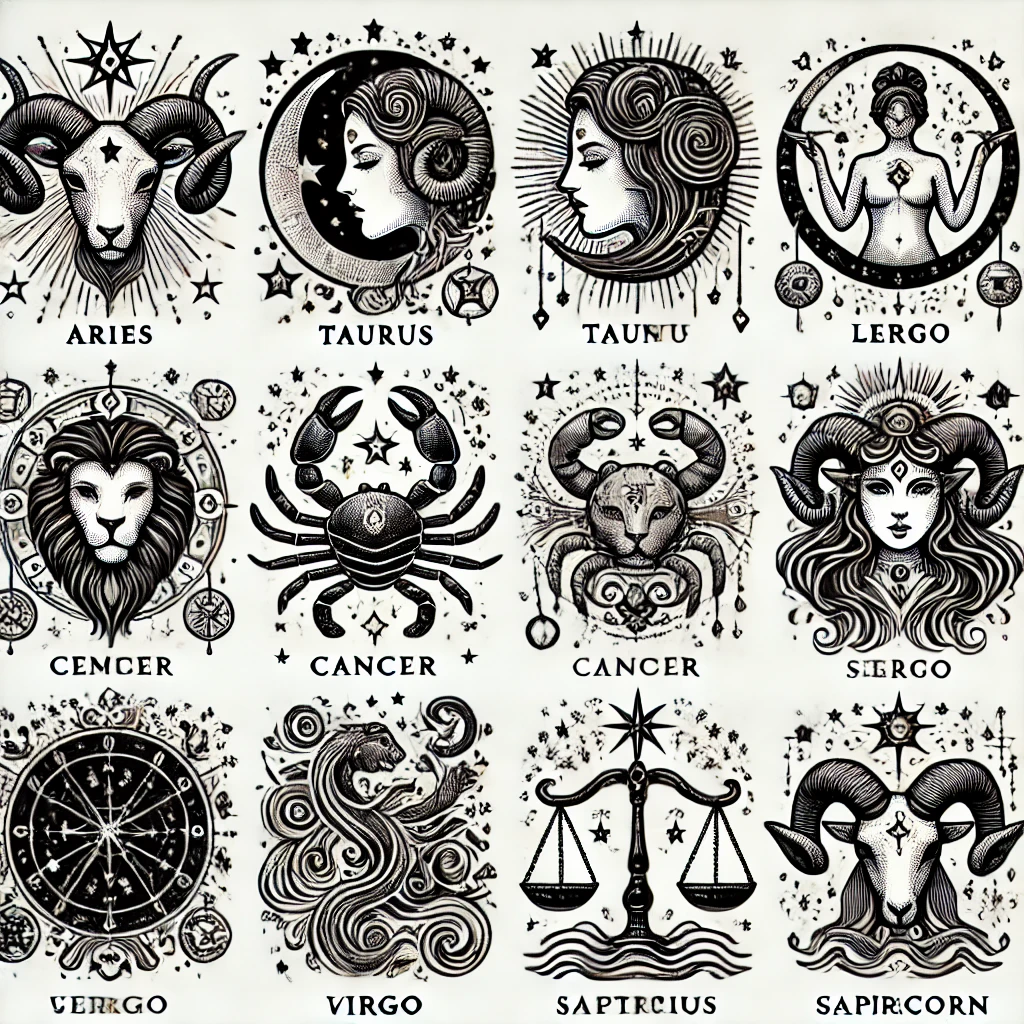 Tattoo Inspiration: Zodiac Signs | Star Sign Tattoos