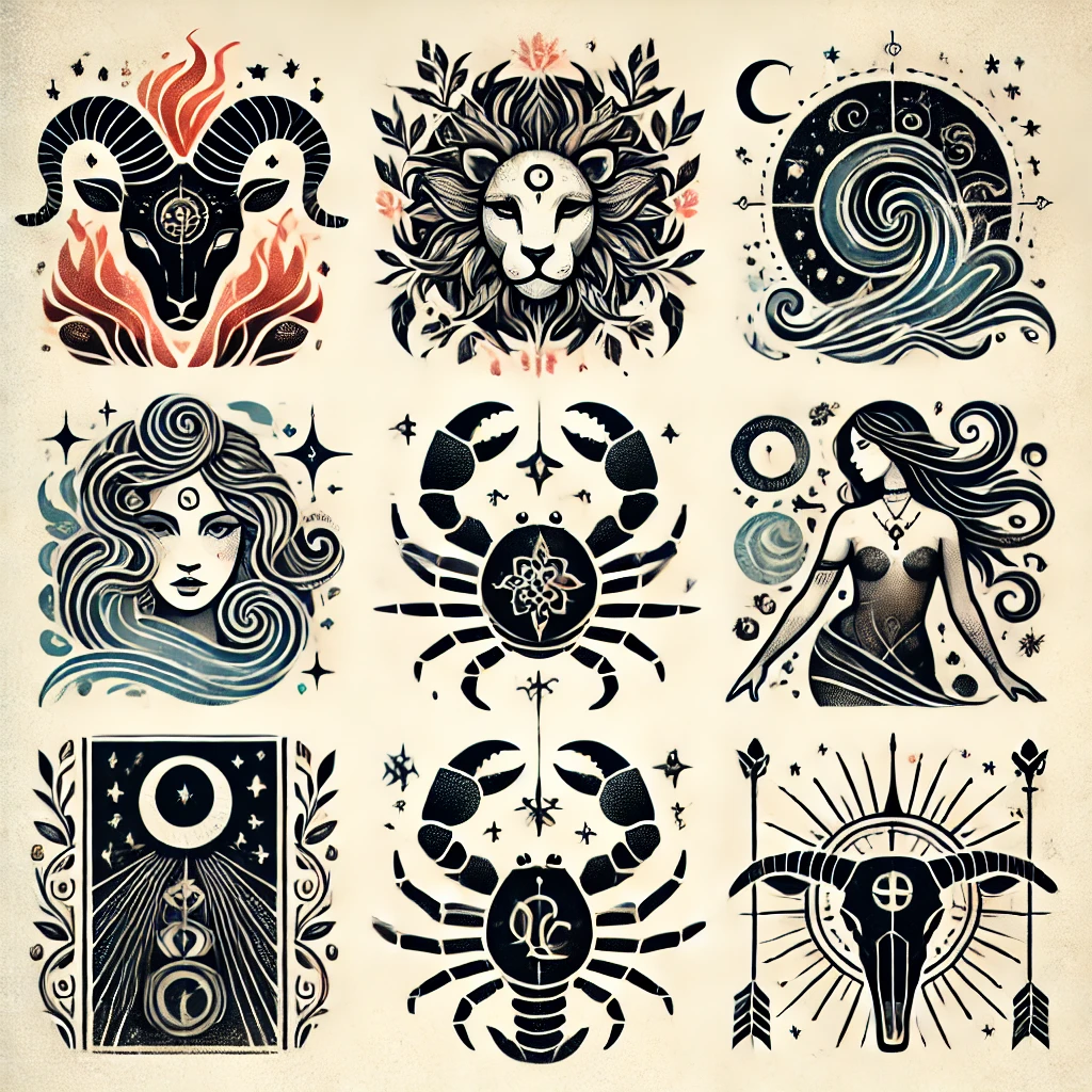 Tattoo Inspiration: Zodiac Signs | Star Sign Tattoos